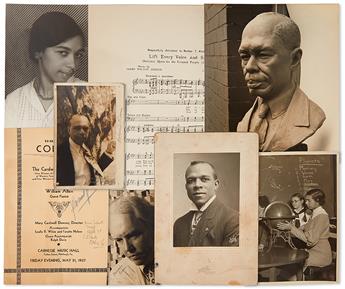 (LITERATURE AND POETRY.) JOHNSON, ROSAMUND AND JAMES WELDON JOHNSON. Lift Every Voice